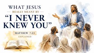 What Jesus Really Meant By "I Never Knew You" | Matthew 7:23 Explained ! || Christianity