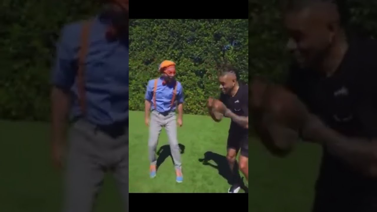 BLIPPI DOES THE GRIDDY W Shorts Blippi LOL Griddy Mindblown Funny Laughing