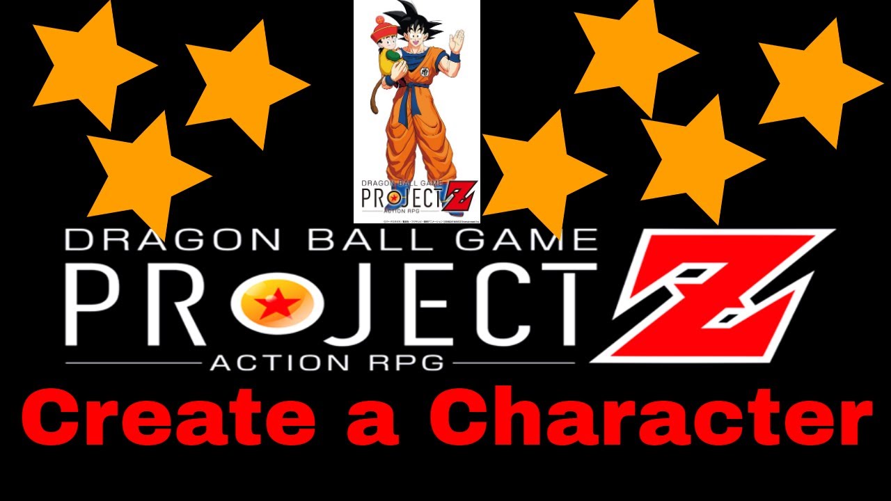 Create a Character in Dragon Ball Prpject Z - YouTube