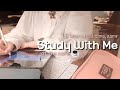 1,5-HOUR STUDY WİTH ME AT CAFE ☕️|Real sound,Background noise,No music,ASMR,Note taking✍️📝
