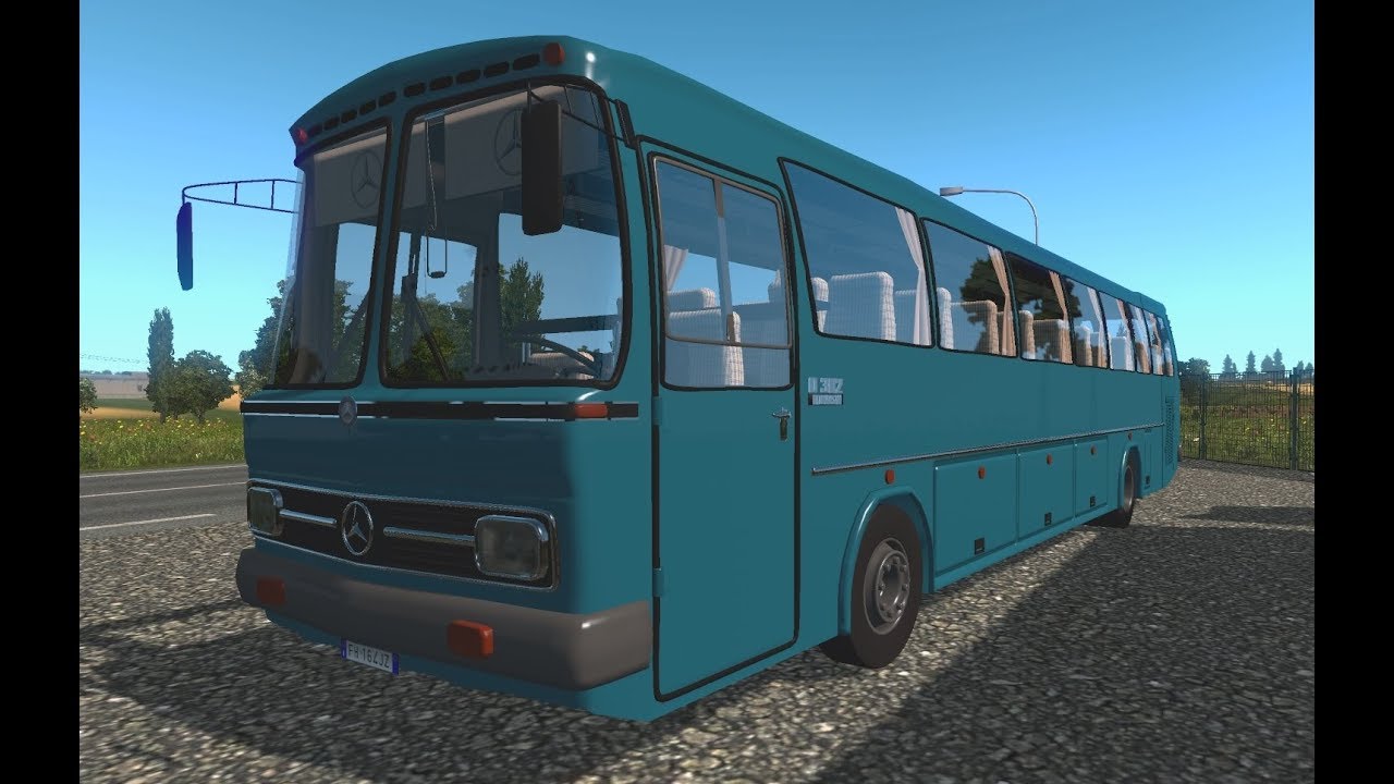 MERCEDES o302 BUS MOD - EURO TRUCK SIMULATOR 2 RETRO OLD INTERIOR TEST DRIVE ETS2