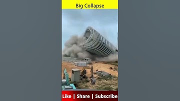 Big structure collapse #shorts #viral