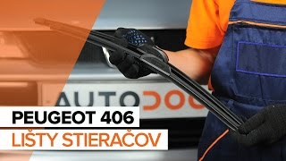 Užívateľská príručka Peugeot 406 Kombi online