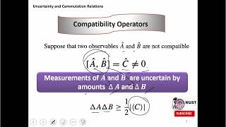 Uncertainty  Principle and Commutation Relations