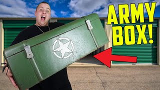 FOUND SAFE and MILITARY CRATE In Storage Unit! CRAZY Storage Unit Finds For Nice Profit! Good ROI