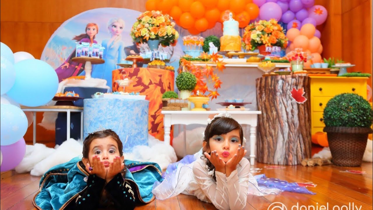 Nossa festa de aniversário do Frozen 2