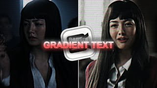 [CAPCUT PC] | AE WOODL GRADIENT TEXT