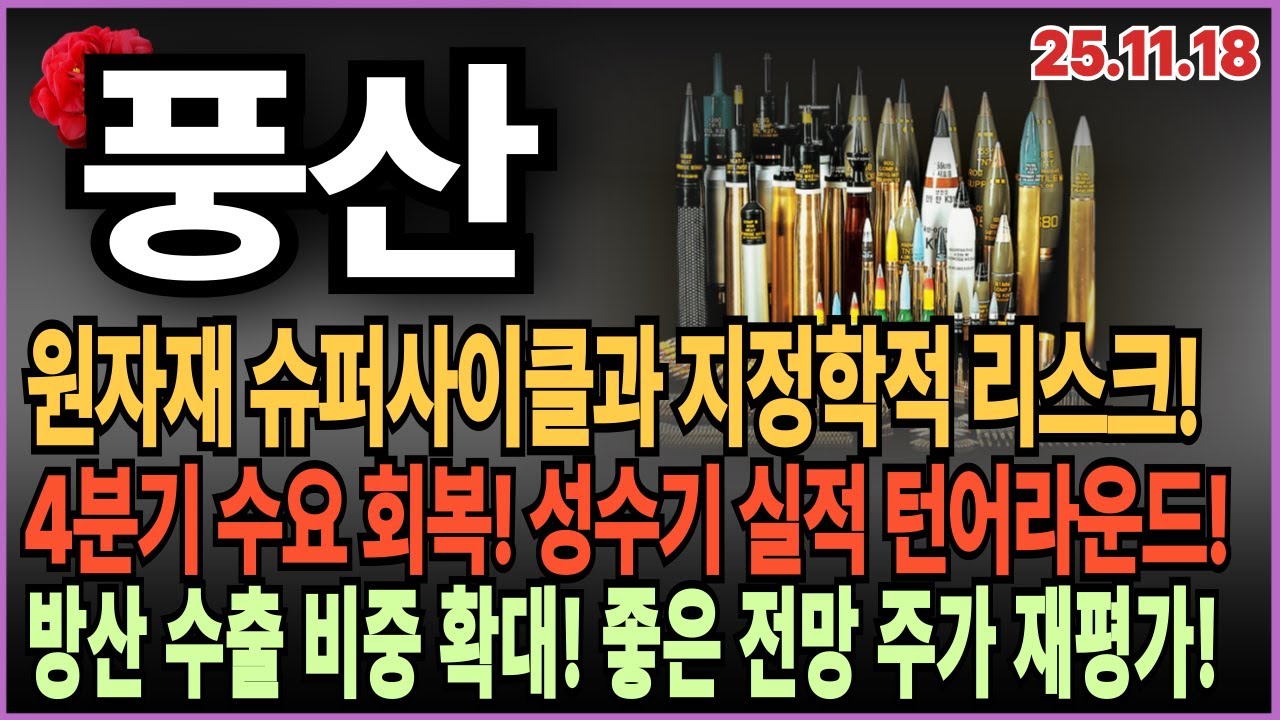 🌹풍산 주가 전망_ 구리 가격 폭등 수혜주! 방산 수출 모멘텀! 4분기 실적 점프 시나리오! - YouTube