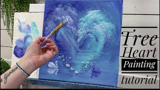 How To Paint TREE HEART 🩵 💙 and Swans 🦢 by Joni Young Art 8,233 views 2 months ago 34 minutes