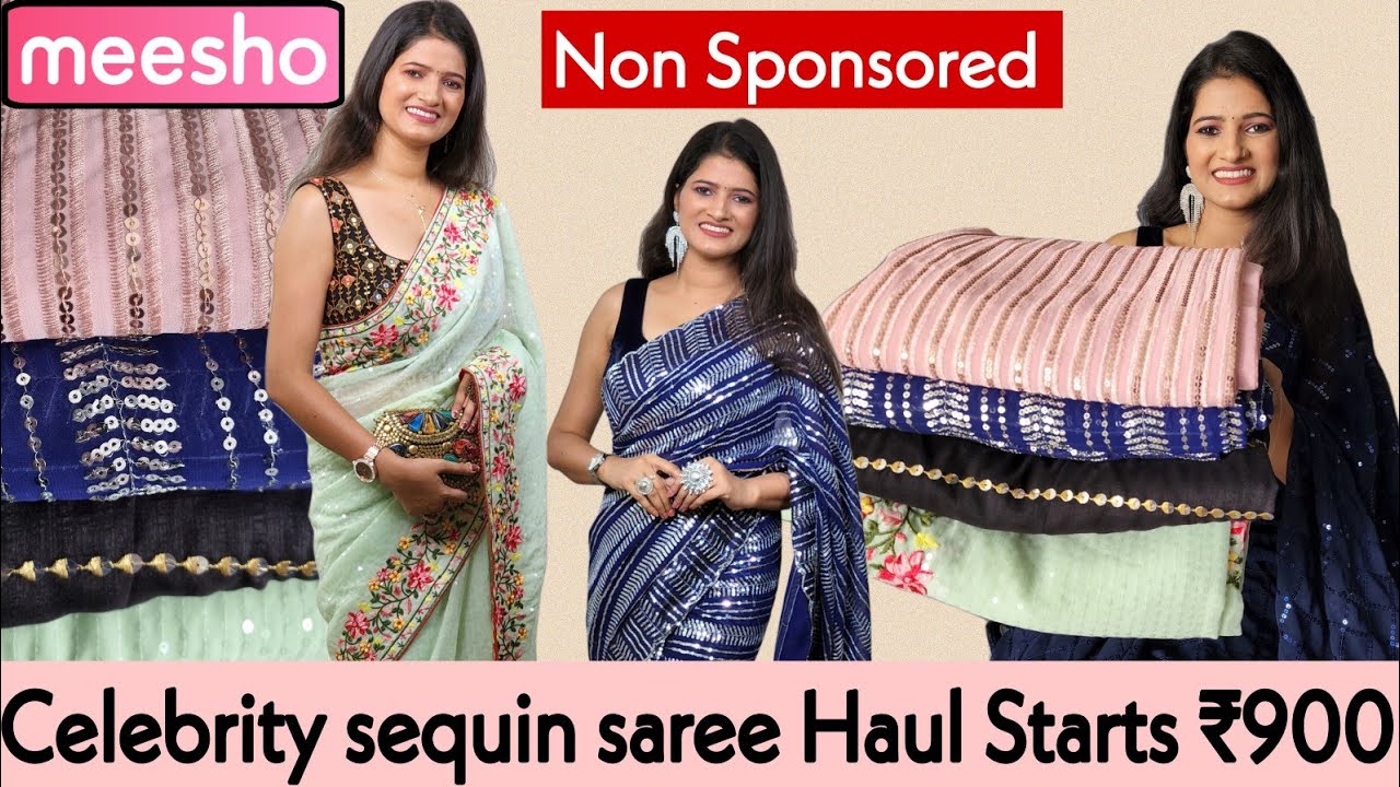 Meesho saree haul, Non Sponsored