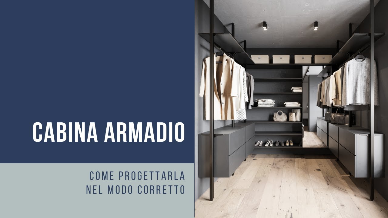 Guida alla progettazione di una cabina armadio - YouTube