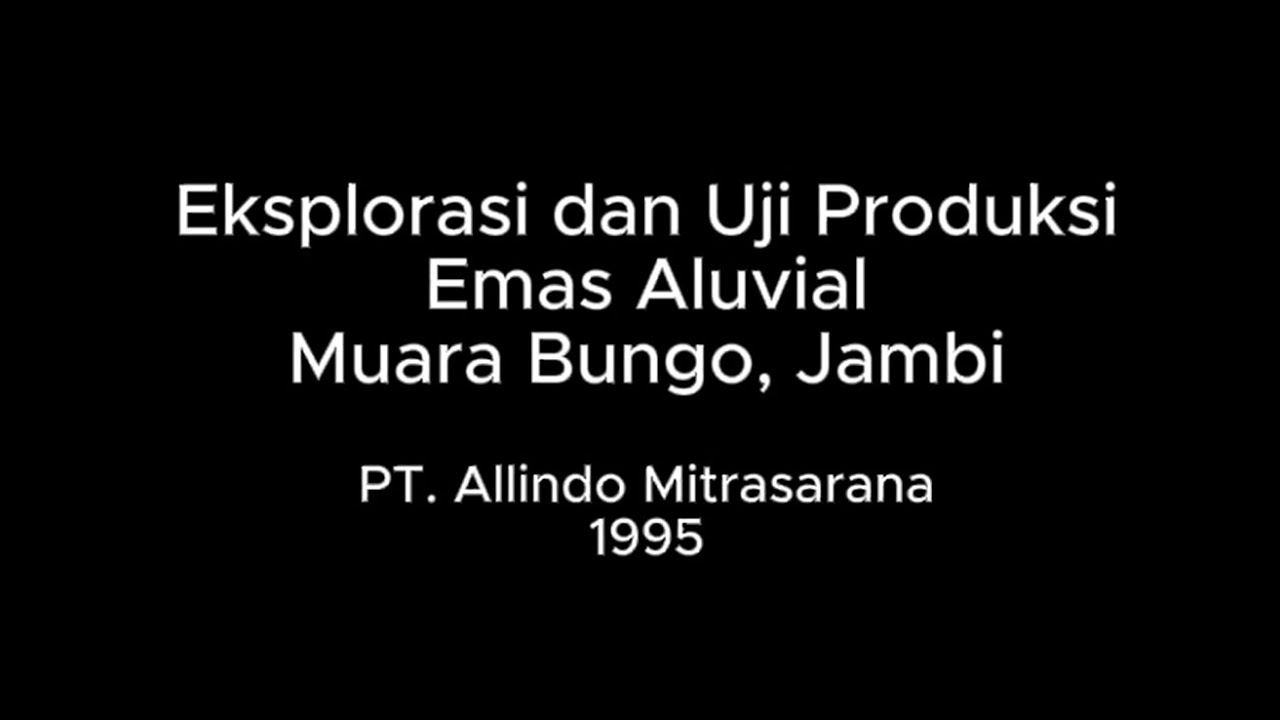 Eksplorasi Emas Aluvial