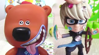 Ми-ми-мишки Маша и Герои в Масках Лучшие серии про 🐻🐼🦊 Мультики с игрушками для детей