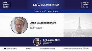 Interview of Jean-Laurent Bonnafé, CEO, BNP Paribas - Paris Fintech Forum 2018 - Full video