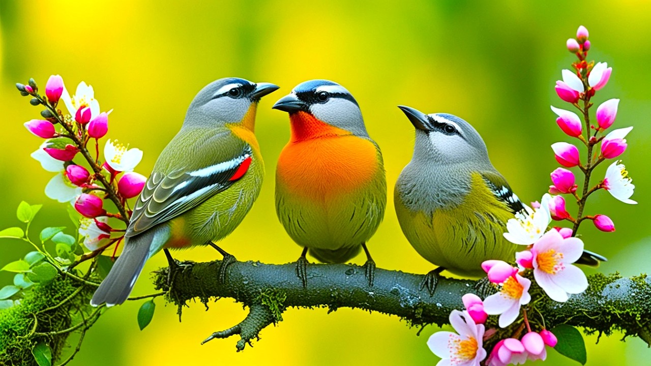 🔴LIVE 4K Cottage Garden Bird Feeder: Cardinals, Woodpeckers, Song Birds, Bees, and Flowers