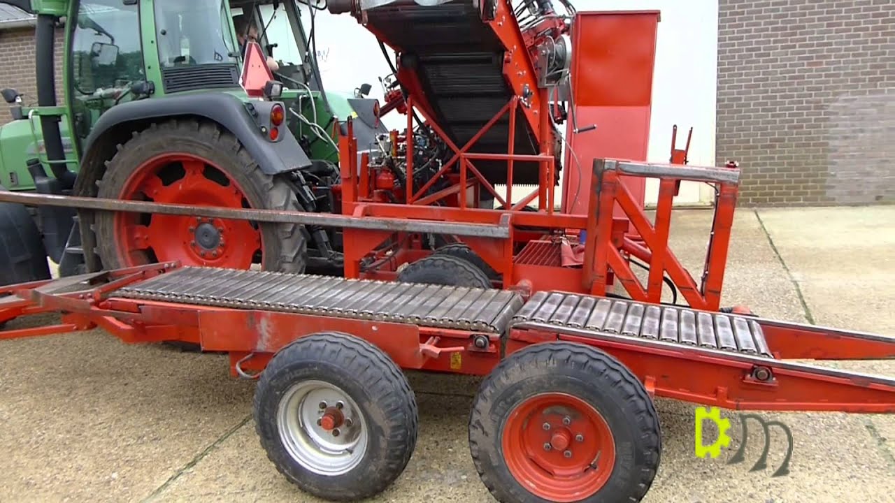 Dewulf P3C carrot harvester 1 rijige wortelrooier- klembandrooier Möhrenroder