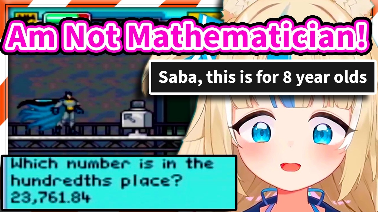 Saba Comes Back After 7 Months Just to FAIL at MATH 【SAMEKO SABA】