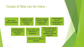CDE Series 21: Concept of Bias, Total Allowable Error and Six Sigma Wealth