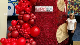 Red Flower Wall With Red Shimmer Wall and Red Balloons For a Flamenco Show by Miami Event Decor 3,812 views 2 months ago 21 minutes