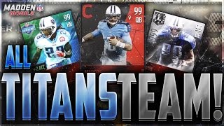 Full SPEEDY ALL TITANS TEAM! | Madden Mobile 16 Update