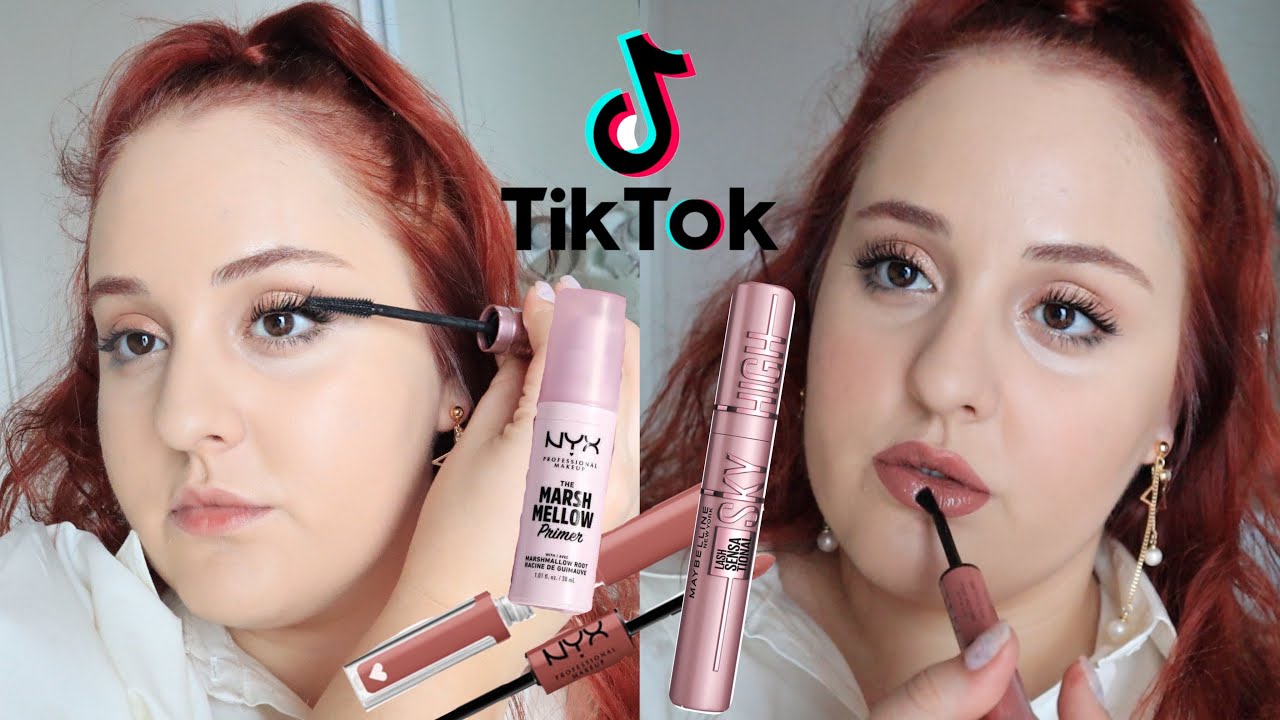 TİKTOK VİRAL MAKYAJ ÜRÜNLERİNİ DENEDİM | Sky High Maskara, NYX Marshmellow Primer