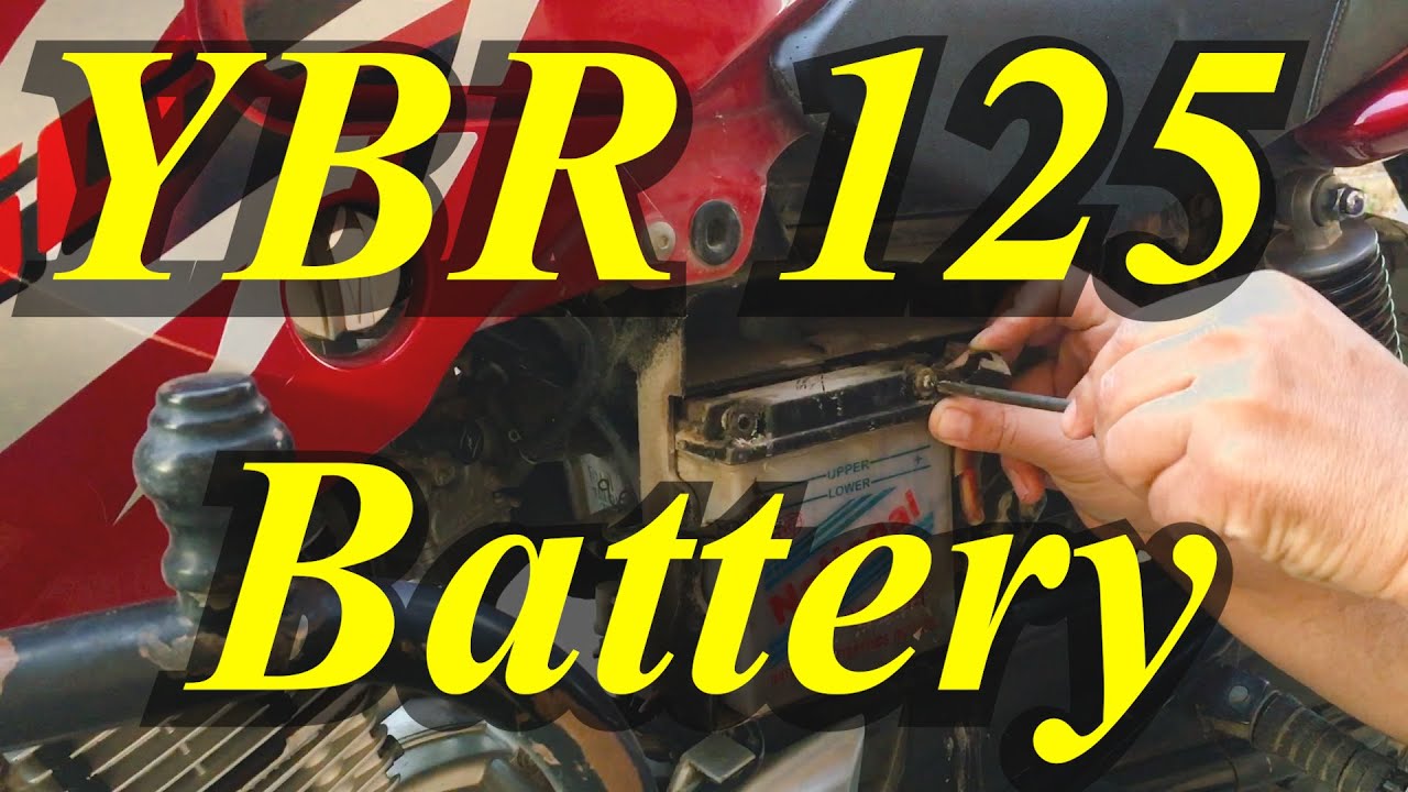 Battery for Yamaha YBR 125 G | DRY Vs Acid Battery - YouTube
