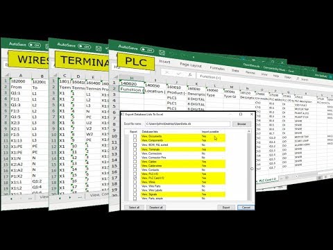 See Electrical Open Data Module handling PLC data