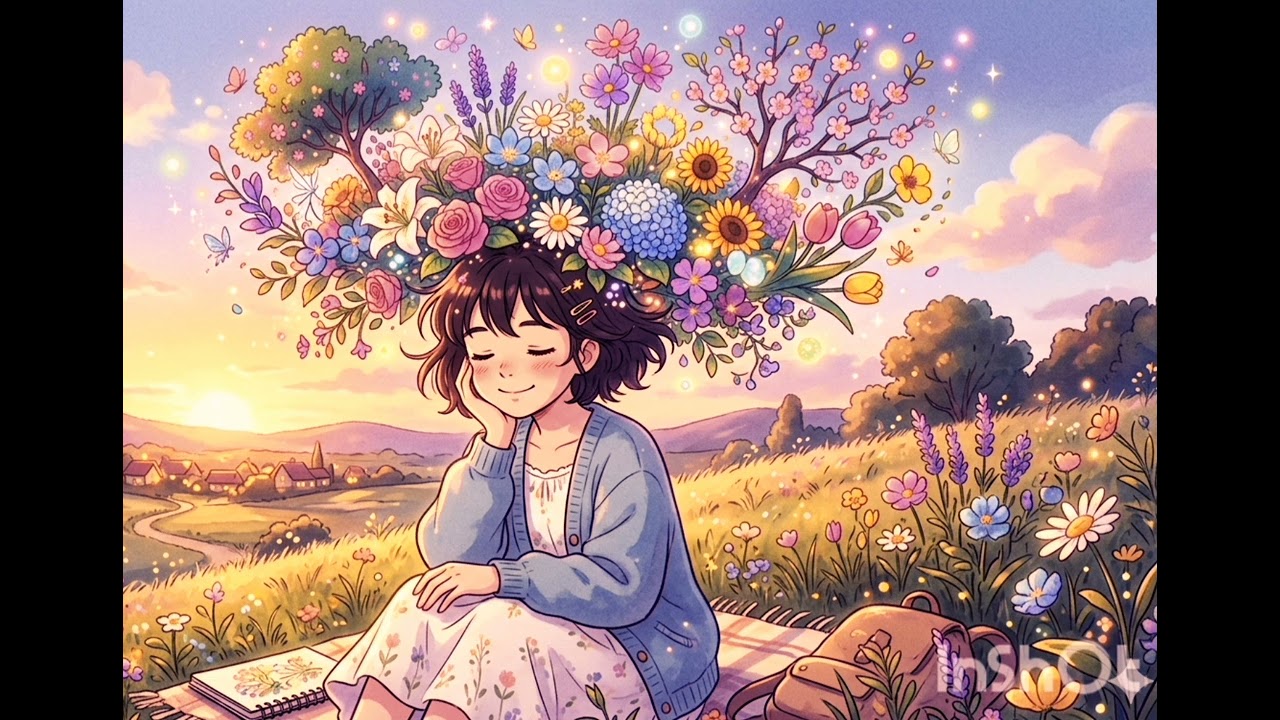 머릿속의  꽃밭  -Artist: AI VocalProduced byJ.U.S