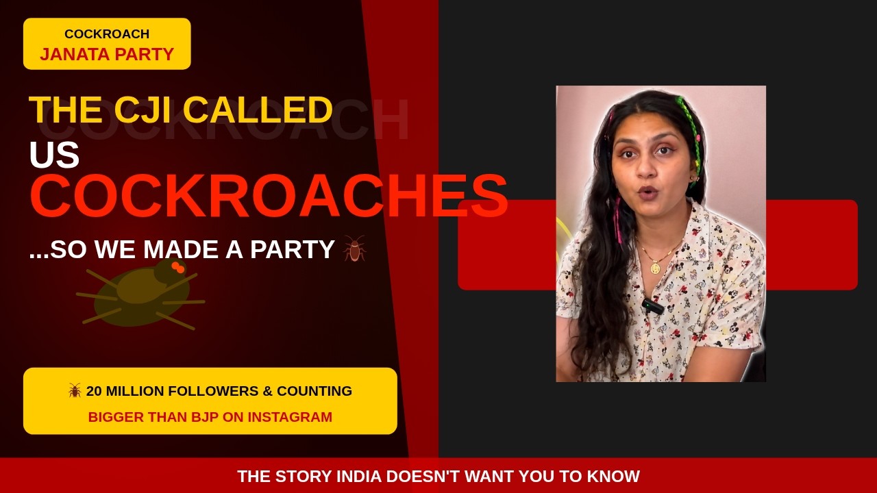 The Judge Called Us Parasites. We Made A Party. | Cockroach Janata ...