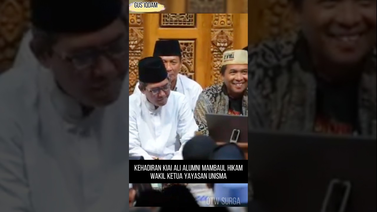 Kehadiran Kiai Ali wakil ketua yayasan Unisma, pengajian Gus Iqdam terbaru 