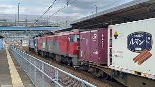 2072レ 吹EF210-339ムド門EH500-50 新山口駅通過