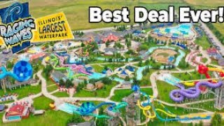 ALL WATER SLIDES at Raging Waves Waterpark in Yorkville IL (ILLINOIS' LARGEST WATER PARK!)