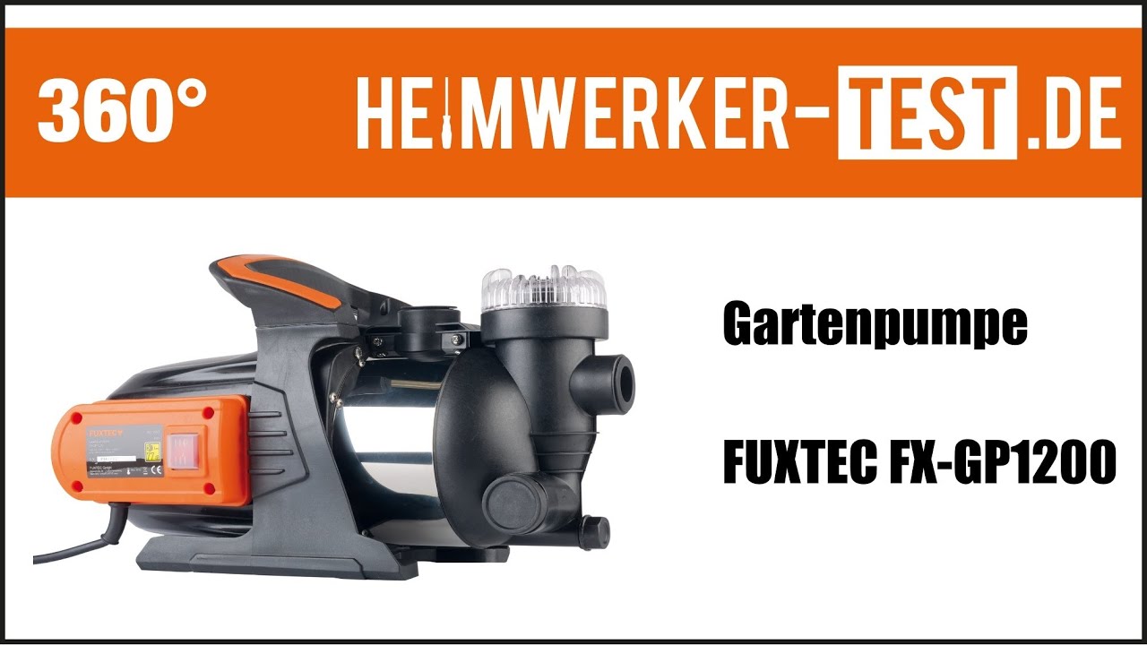 360 Grad Video Gartenpumpe Fuxtec FXGP 1200 YouTube