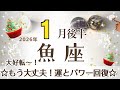 うお座さんへ♓️【1月後半】☆パワー全回復!運も味方になって様々な可能性が広がっていく♦︎予期せぬ頼まれごと♦︎女性/無邪気さ/息抜き/散歩♦︎サポート:引き寄せの天使☆アファメーションで引き寄せ