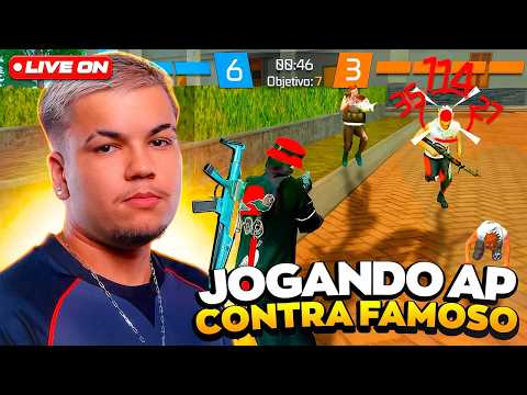 🔴 LIVE! - APZIN CONTRA FAMOSO  - LUCI FF LIVE ON FREE FIRE 🔴