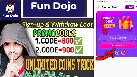 PROMOCODE ( Fun Dojo App ) | FREE REDEEM CODE APP | NEW GOOGLE PLAY REDEEM CODE APP | REDEEM CODE