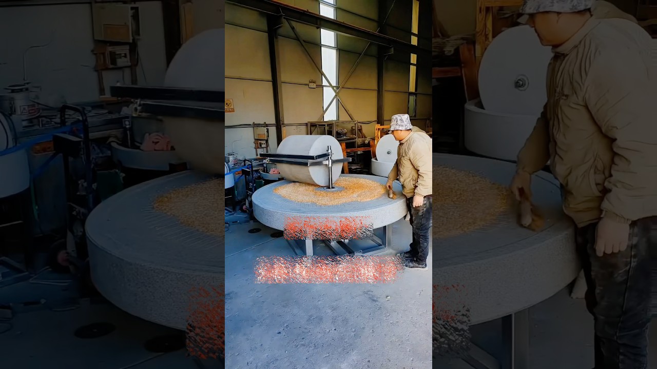 How to work Roller Flour mill !￼