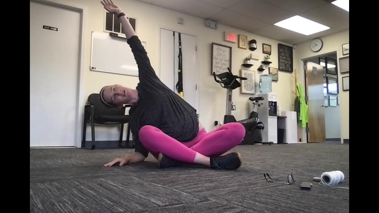 side bend stretch in criss cross sitting mov nat YouTube