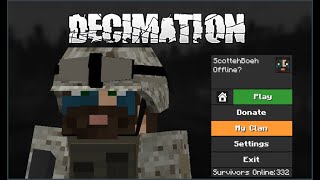 Decimation - Minecraft not official server Пирасткий сервер Децимаций