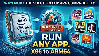 5. Fix Waydroid App Compatibility! Run ANY ARM64 App on PC x86 64