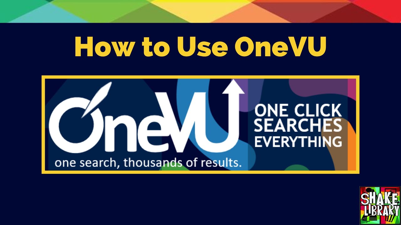 How to Use OneVU - YouTube