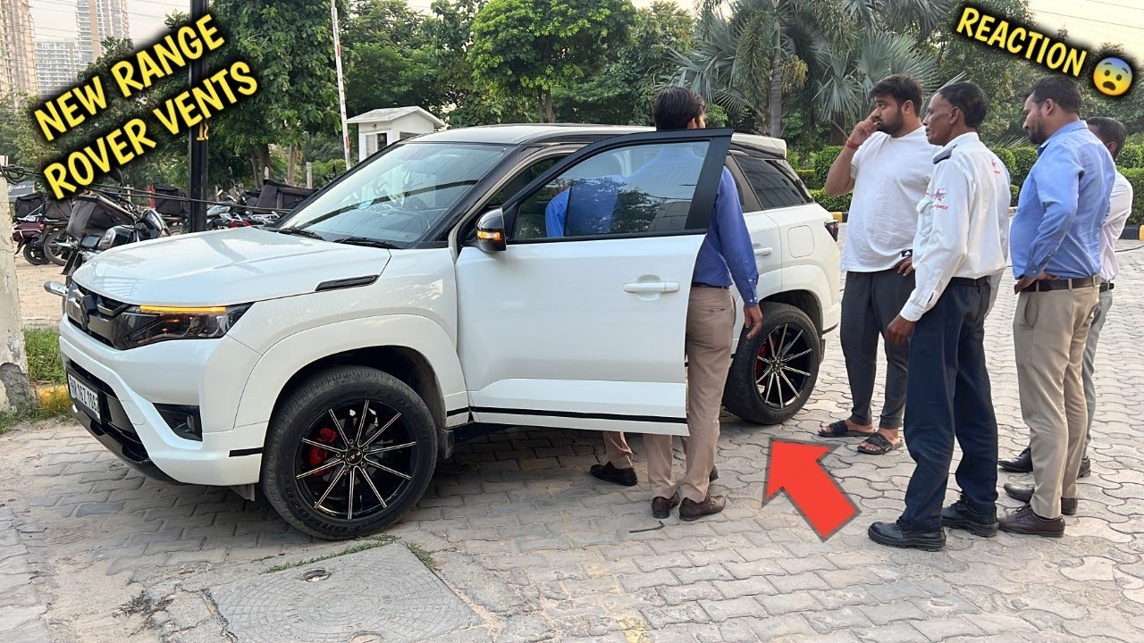 MY BREZZA 2022 GOT NEW RANGE ROVER STYLE KIT 😰 MARUTI Officials Reaction On My Modified BREZZA 🤭