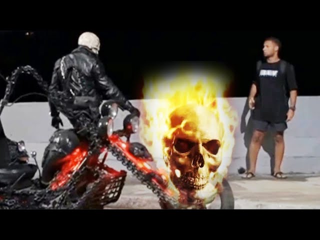 PEGADINHA: MOTOQUEIRO FANTASMA 2022 - (Ghost Rider Prank) 