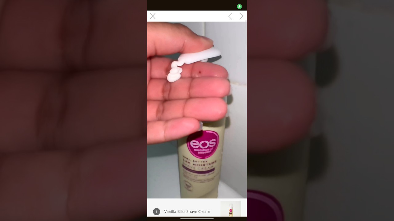 eos vanilla bean shave 