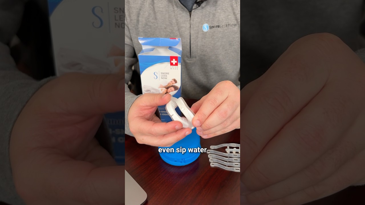 Unboxing the top rated Somnofit-S Anti-Snore Mouth Guard by SnoreLessNow