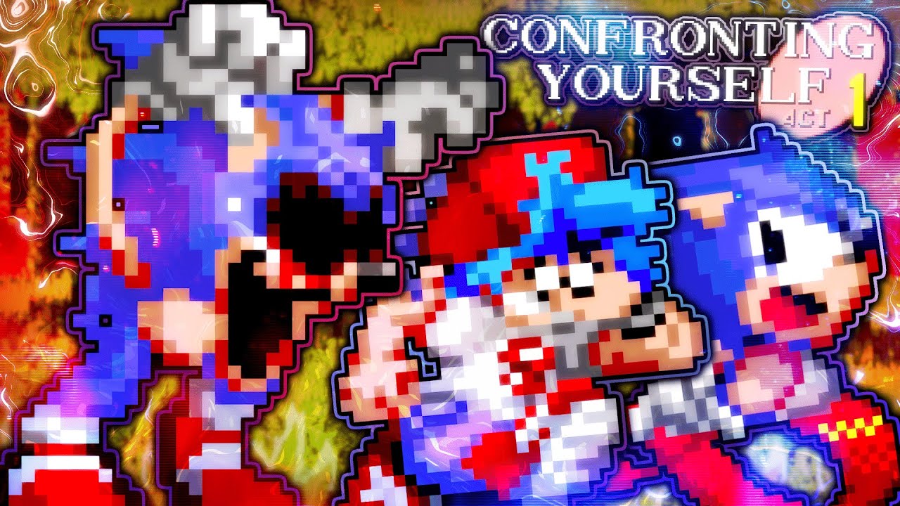 ▪ Confronting Yourself ▪ FNF MP Mix - FC [Sonic.EXE Mod]
