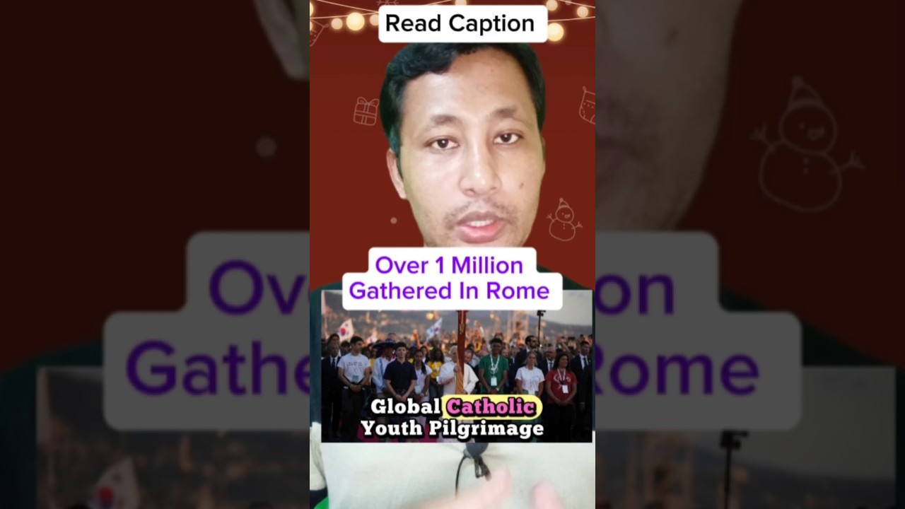 Over one million young people gathered in Rome as Pope Leo XIV