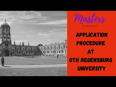 Master's in Germany | How to apply in OTH Regensburg University