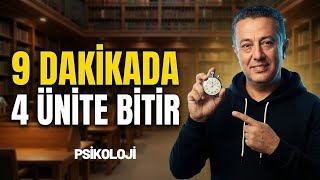 Psikoloji Final Özeti: 9 Dakikada 4 Ünite Bitir (Sınav Garantili)