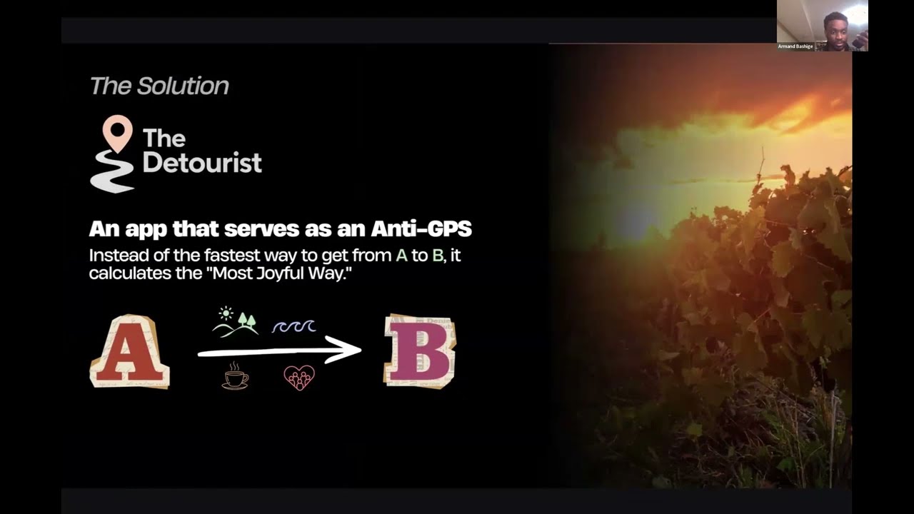 The Detourist project demo thumbnail — Northland Hackathon 2026